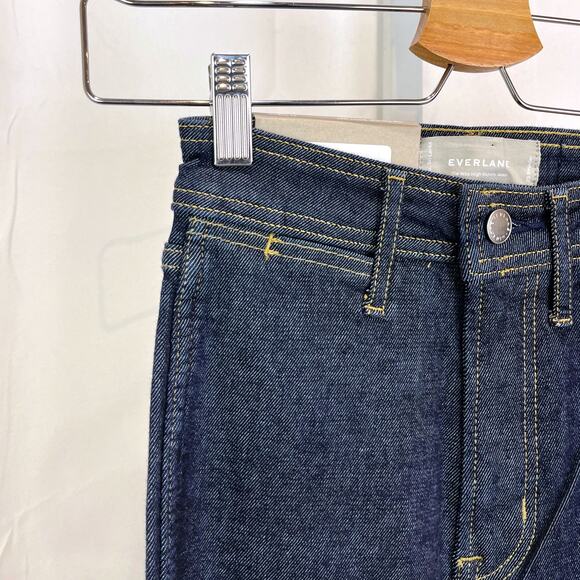NWT EVERLANE 23 The Way High Skinny Jeans Stretch Dark Wash Cotton Blend Blue - Picture 4 of 10